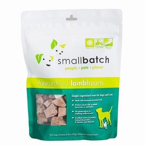 10% OFF (Exp 23Nov25): Smallbatch Lamb Hearts Freeze Dried Cat & Dog Treats 3.5oz