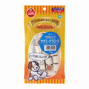 10% OFF (Exp Dec 25): Marukan Sasami & Cod Fish Wrap Dog Treat 70g