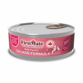10% OFF: FirstMate Grain Free Wild Salmon Formula Canned Cat Food 91g