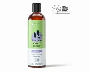 10% OFF: Kin Kind Flea & Tick Relief Dogs Shampoo (Lavender Scented) 12oz
