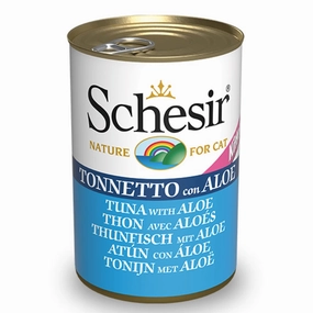 10% OFF: Schesir Tuna With Aloe In Jelly Kitten Canned Cat Food 140g