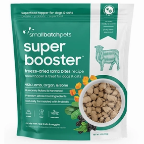 10% OFF: Smallbatch Super Booster Freeze Dried Lamb Bites Cat & Dog Treats 7oz