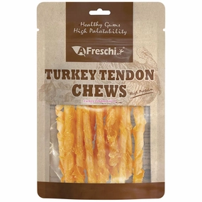 15% OFF: AFreschi Turkey Tendon Coil Grain-Free Dog Chews (Large) 80g