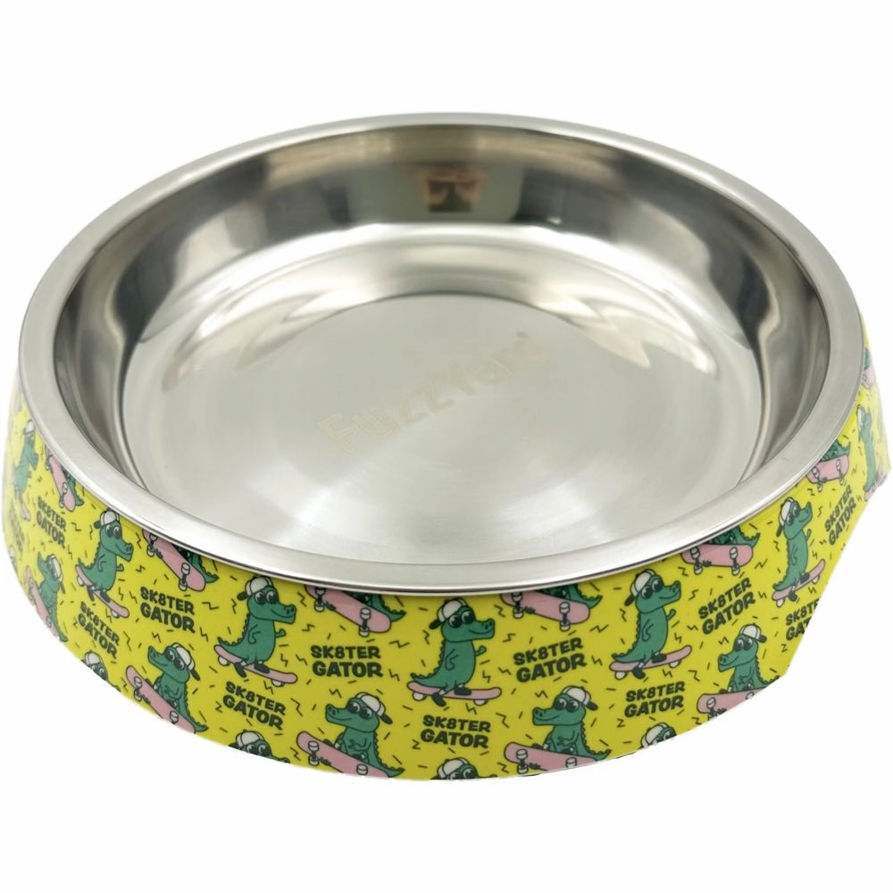 15% OFF: FuzzYard Easy Feeder Cat Bowl (Sk8ter Gator)