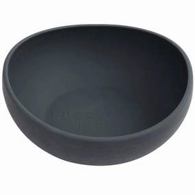 15% OFF: FuzzYard Life Silicone Dog Bowl (Slate Grey)