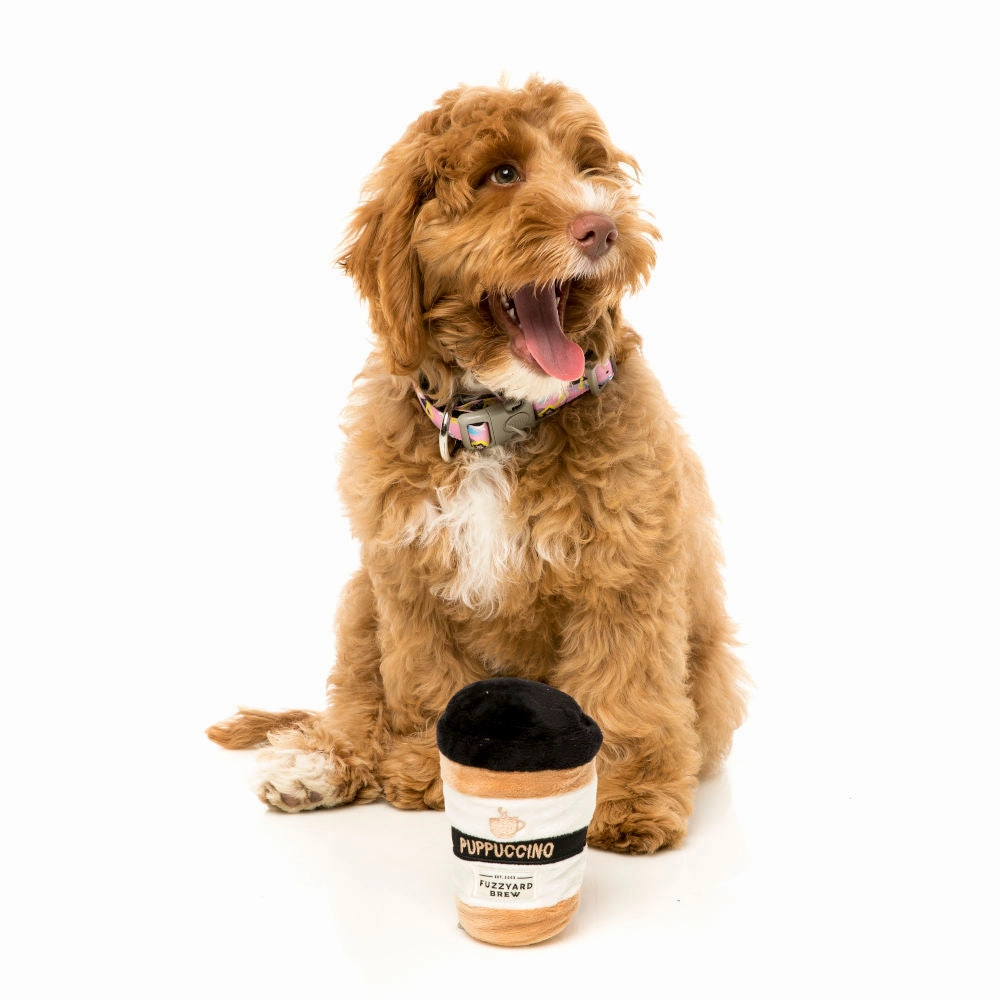15% OFF: FuzzYard Take Away Coffee Plush Dog Toy