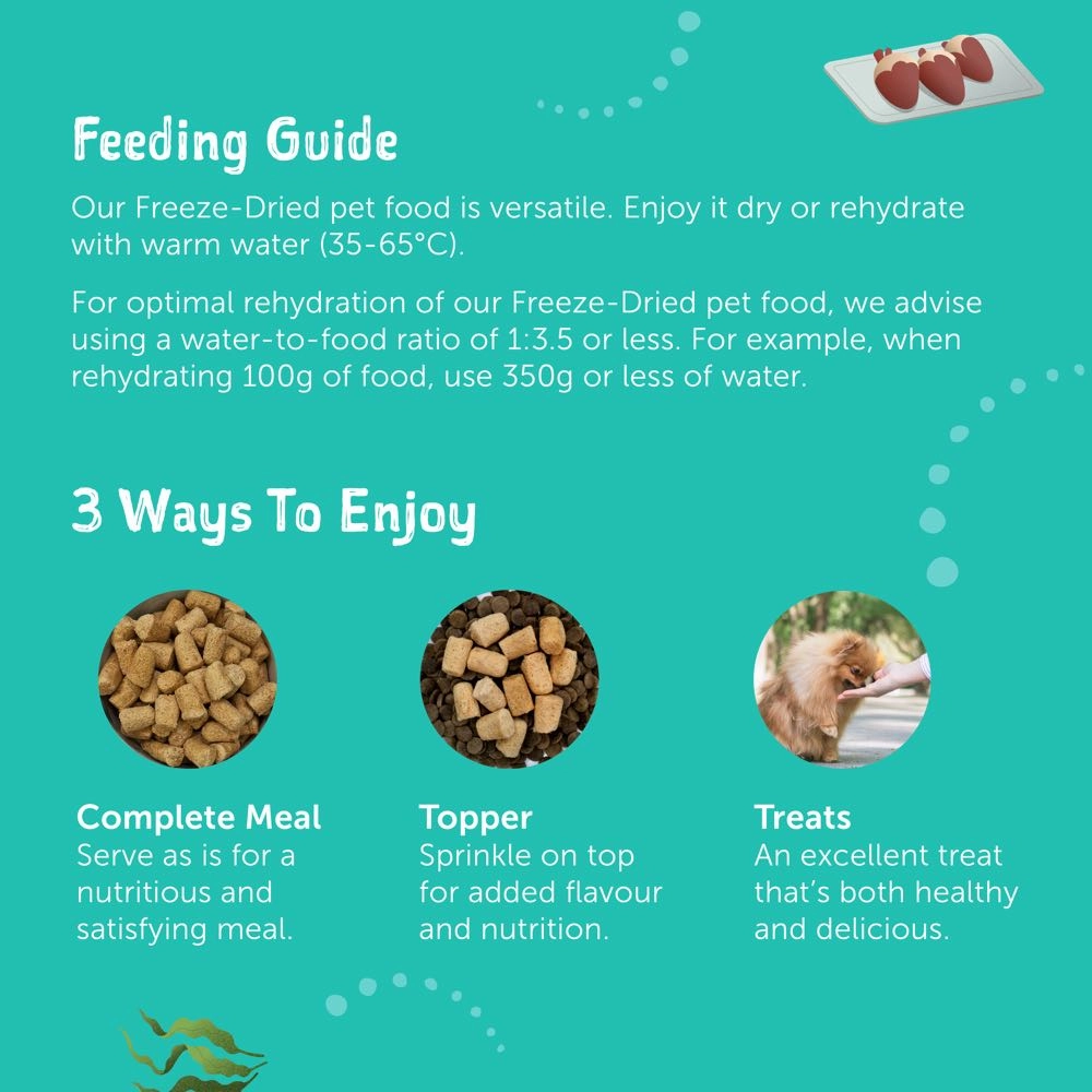 15% OFF: Loveabowl Freeze-A-Bowl Chicken & Mackerel Grain-Free Freeze-Dried Raw Cat Food