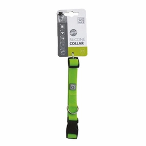 15% OFF: M-Pets Silicone Dog Collar (Green)