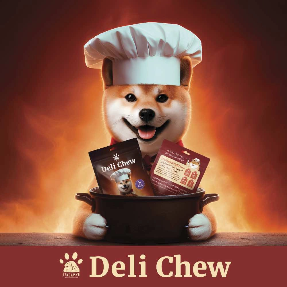 15% OFF: Singapaw Deli Chew Cod with Veggie Slice Dog Treats 120g