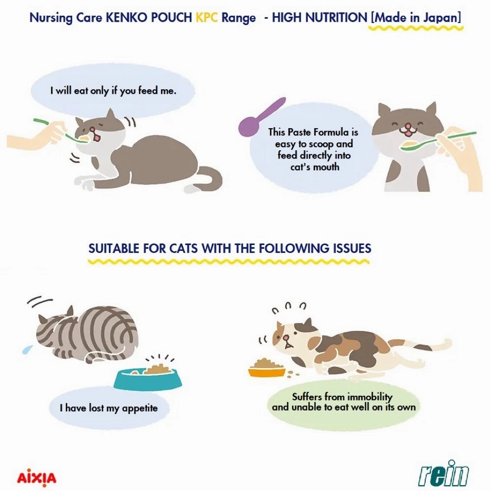 16% OFF: Aixia Kenko Tuna Paste For Spoon Feeding Pouch Cat Food 30g x 12