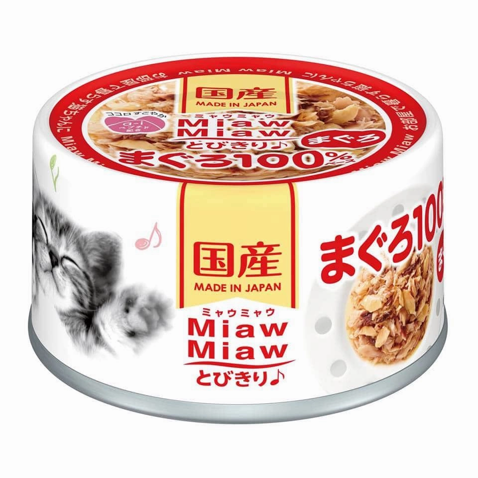 20% OFF: Aixia Miaw Miaw Tuna Canned Cat Food 60g