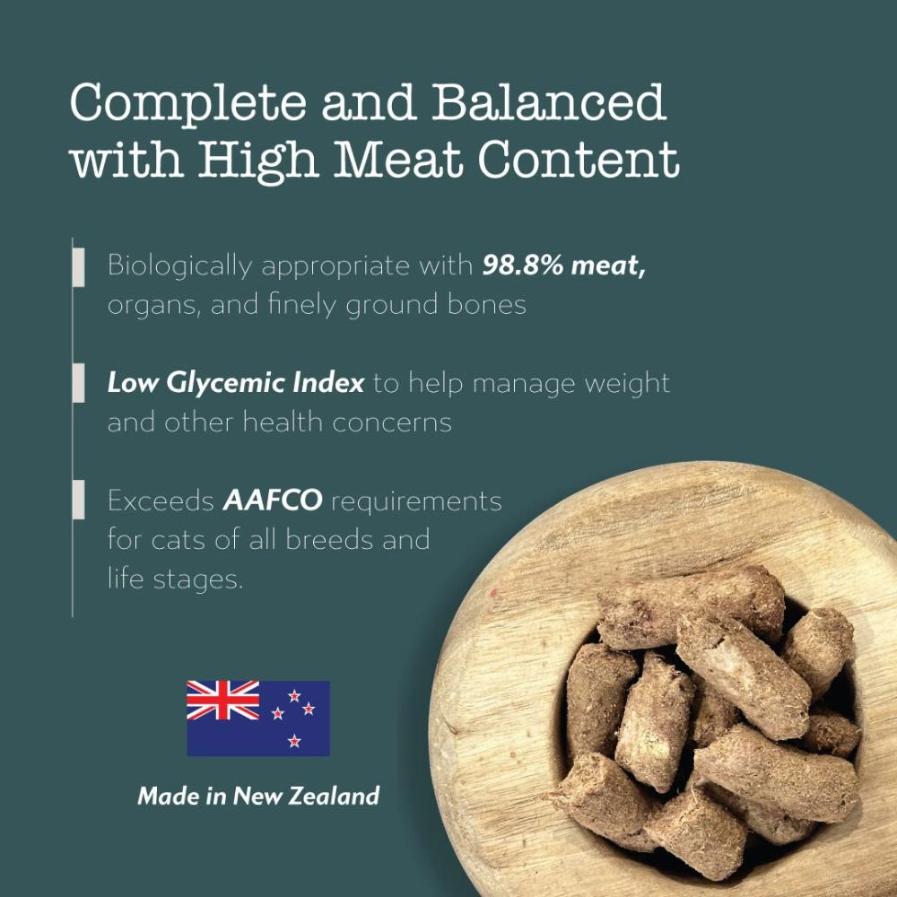 20% OFF: Boneve Chicken & Salmon Skin & Coat Support Grain-Free Freeze-Dried Raw Cat Food