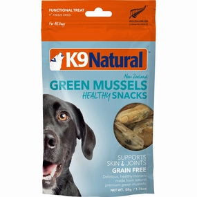 20% OFF: K9 Natural Healthy Snacks Green Mussel Freeze Dried Dog Treats 50g