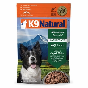 20% OFF: K9 Natural Lamb Feast Grain-Free Freeze-Dried Raw Dog Food