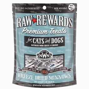 20% OFF: Northwest Naturals Raw Rewards Minnows Freeze-Dried Dog & Cat Treats 1oz