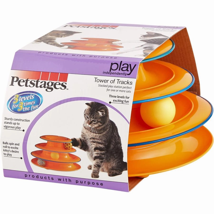 20% OFF: Petstages Tower of Tracks Interactive Cat Toy
