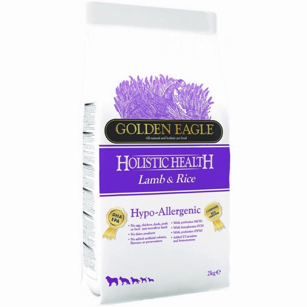 25% OFF: Golden Eagle Holistic Health Hypo-Allergenic Lamb & Rice Dry Dog Food