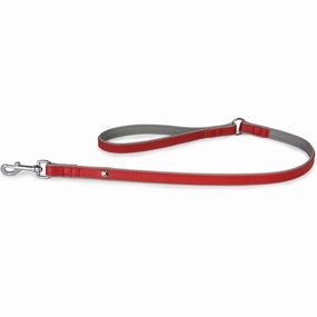 30% OFF: Das Lederband Firenze Leather Dog Leash (Carnelian/Stone)