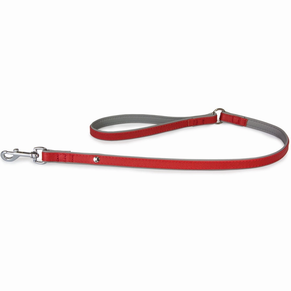 30% OFF: Das Lederband Firenze Leather Dog Leash (Carnelian/Stone)