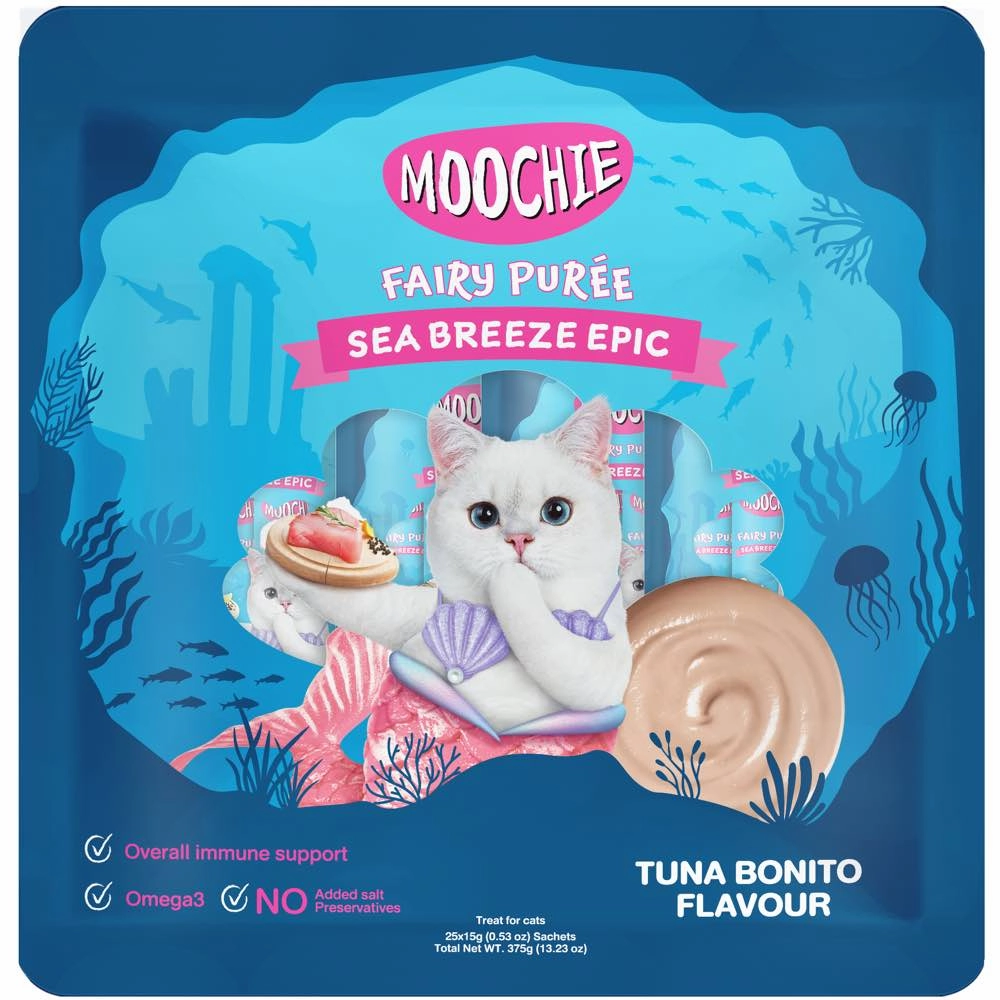 30% OFF: Moochie Fairy Puree Tuna Bonito Liquid Cat Treats