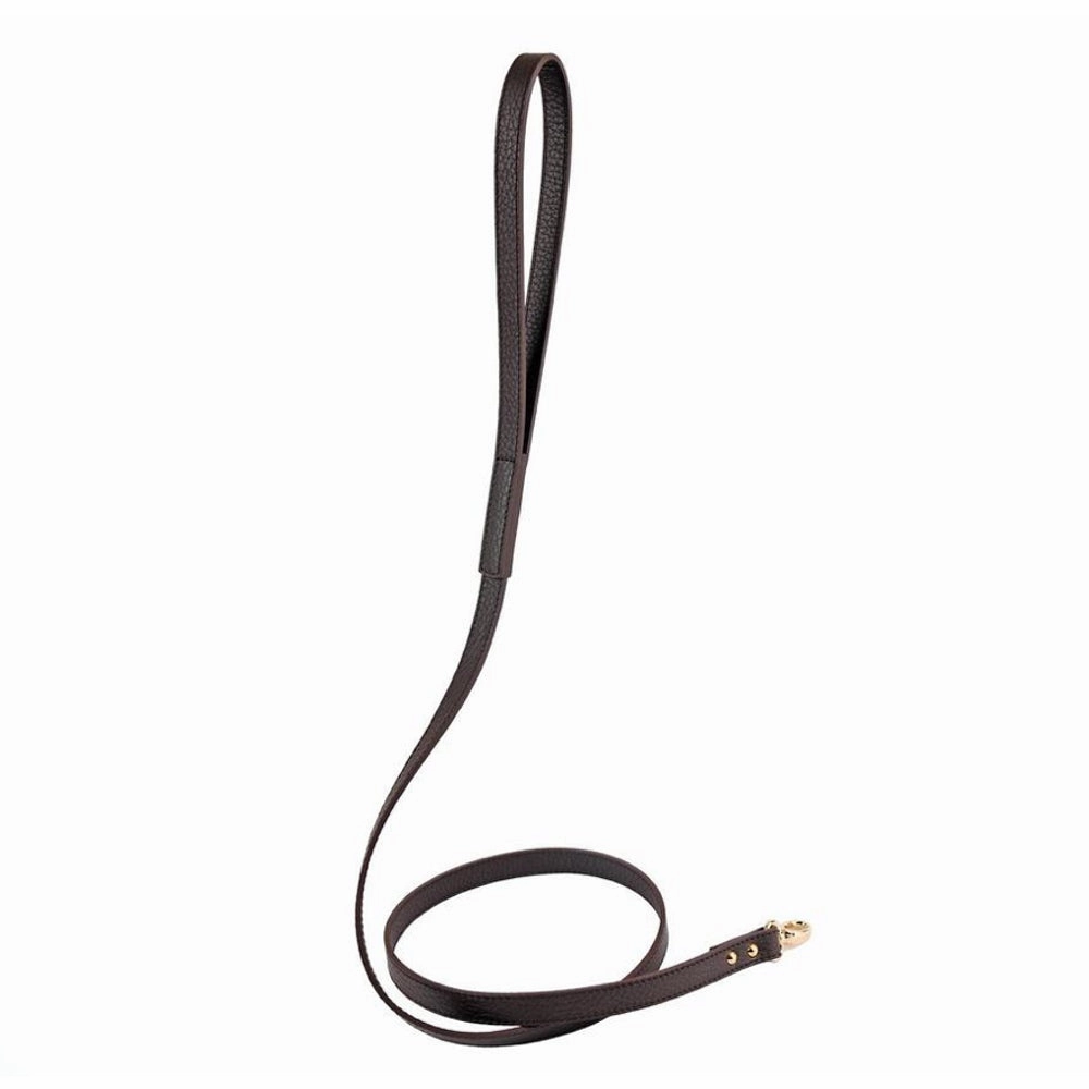 30% OFF: Moshiqa Balley Leather Dog Leash (Brown)