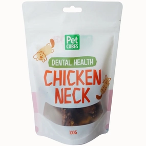 30% OFF: PetCubes Chicken Neck Grain-Free Treats For Cats & Dogs 100g