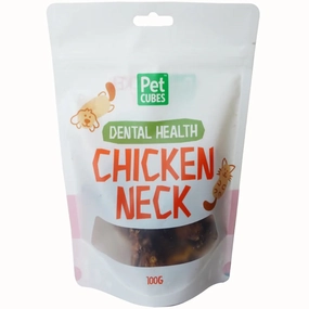 30% OFF: PetCubes Chicken Neck Grain-Free Treats For Cats & Dogs 100g