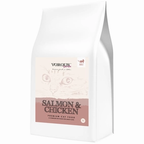 30% OFF: Vorous Salmon & Chicken With Rice Adult Dry Cat Food