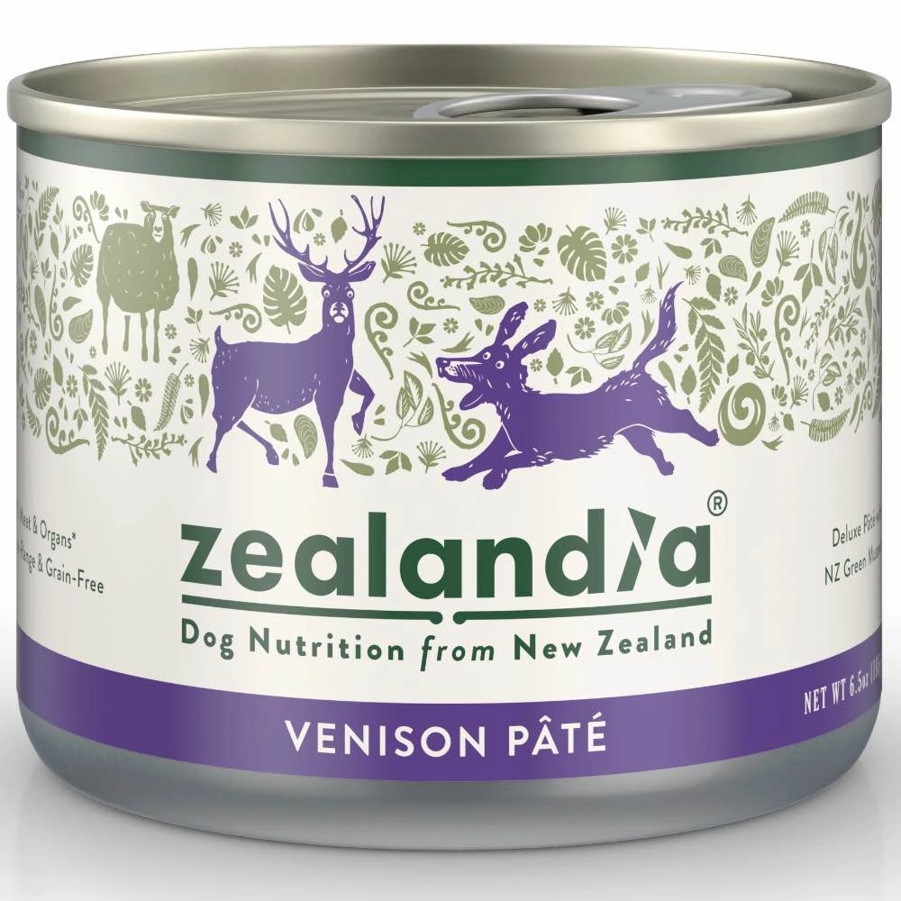 30% OFF: Zealandia Wild Venison Pate Grain-Free Adult Canned Dog Food 185g