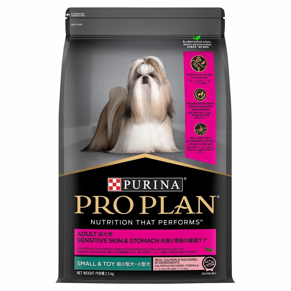 33% OFF: Pro Plan Sensitive Skin & Stomach Small & Toy Adult Dry Dog Food
