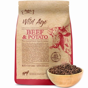 34% OFF FREE TREATS: Absolute Bites Wild Age Beef & Potato Dry Dog Food