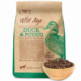 34% OFF FREE TREATS: Absolute Bites Wild Age Duck & Potato Dry Dog Food