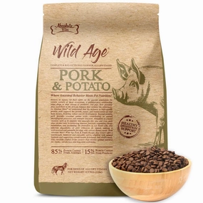 34% OFF FREE TREATS: Absolute Bites Wild Age Pork & Potato Dry Dog Food