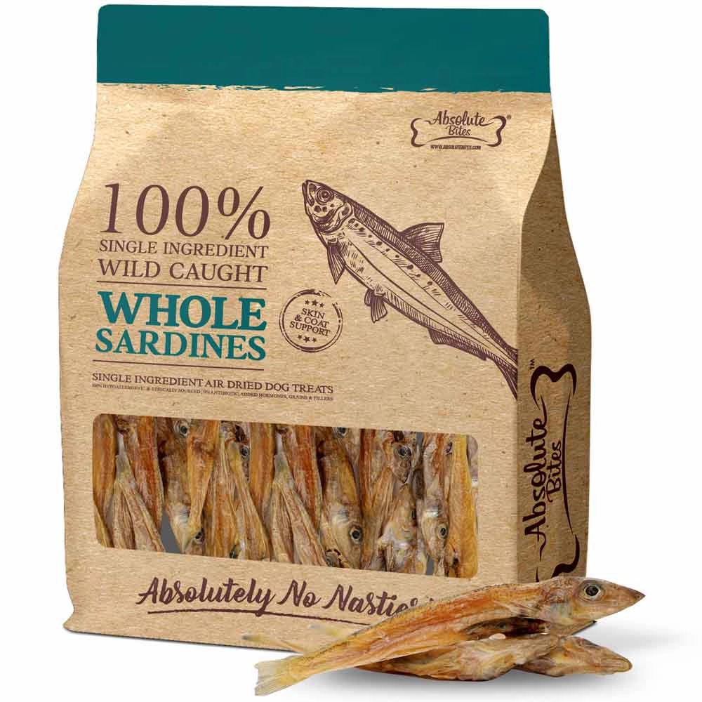 35% OFF: Absolute Bites Sardine Air Dried Dog Treats