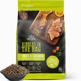 35% OFF: Absolute Holistic Kibbles In The Bag Duck & Salmon Small Bites Dry Dog Food