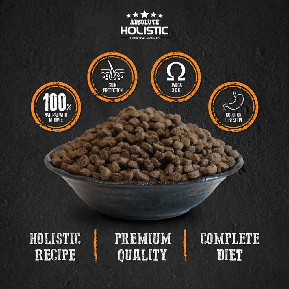 35% OFF: Absolute Holistic Kibbles In The Bag Duck & Salmon Small Bites Dry Dog Food