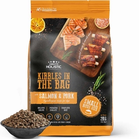 35% OFF: Absolute Holistic Kibbles In The Bag Salmon & Pork Small Bites Dry Dog Food