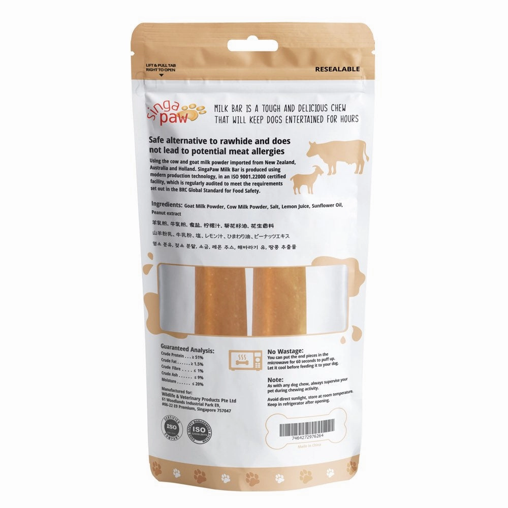35% OFF: Singapaw Milk Bar Peanut Dog Chew