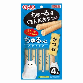 3 FOR $16.40: Ciao Churutto Tuna Katsuo Liquid Cat Treats 28g