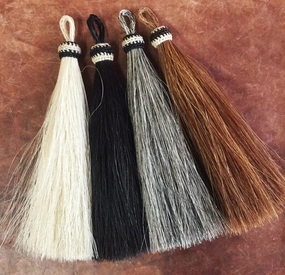5 Star Horsehair Shufly Tassel  6, Assorted Colors, Sold Individually