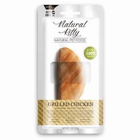 6 FOR $15: Natural Kitty Original Grilled Chicken Cat Treat 30g
