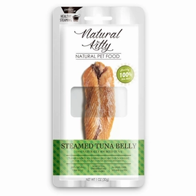 6 FOR $15: Natural Kitty Original Steamed Tuna Belly Cat Treat 30g