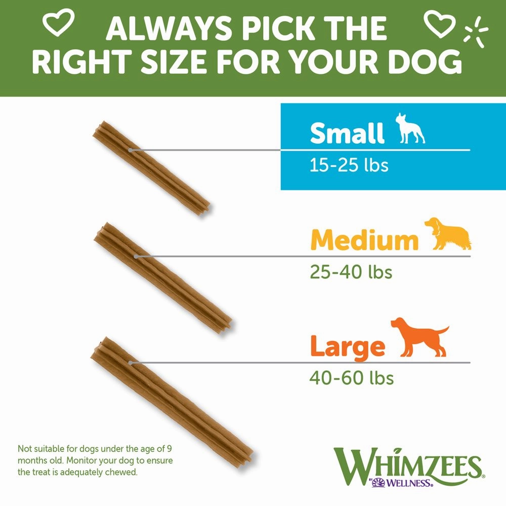 $12 OFF: Whimzees Variety Value Box Small Grain-Free Dental Dog Treats 56pc