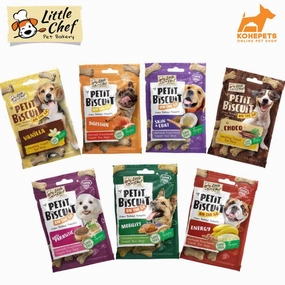 $1 OFF: Little Chef Petit Biscuit On the Go Oven Baked Dog Treats 30g