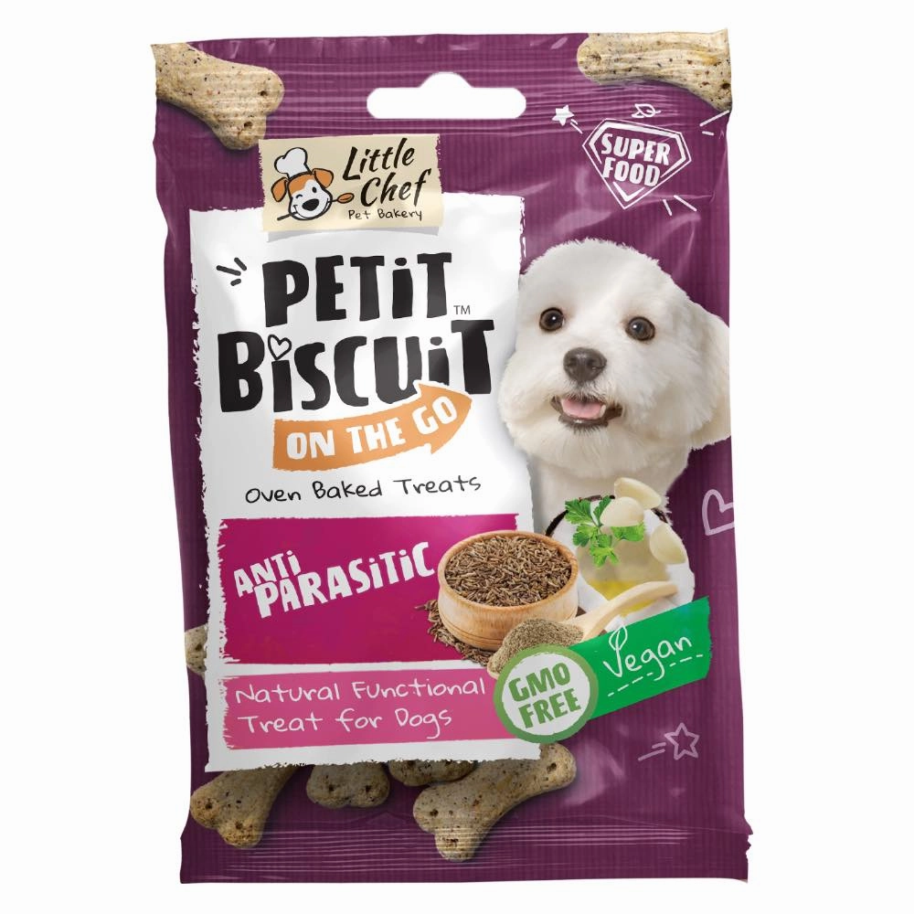 $1 OFF: Little Chef Petit Biscuit On the Go Oven Baked Dog Treats 30g