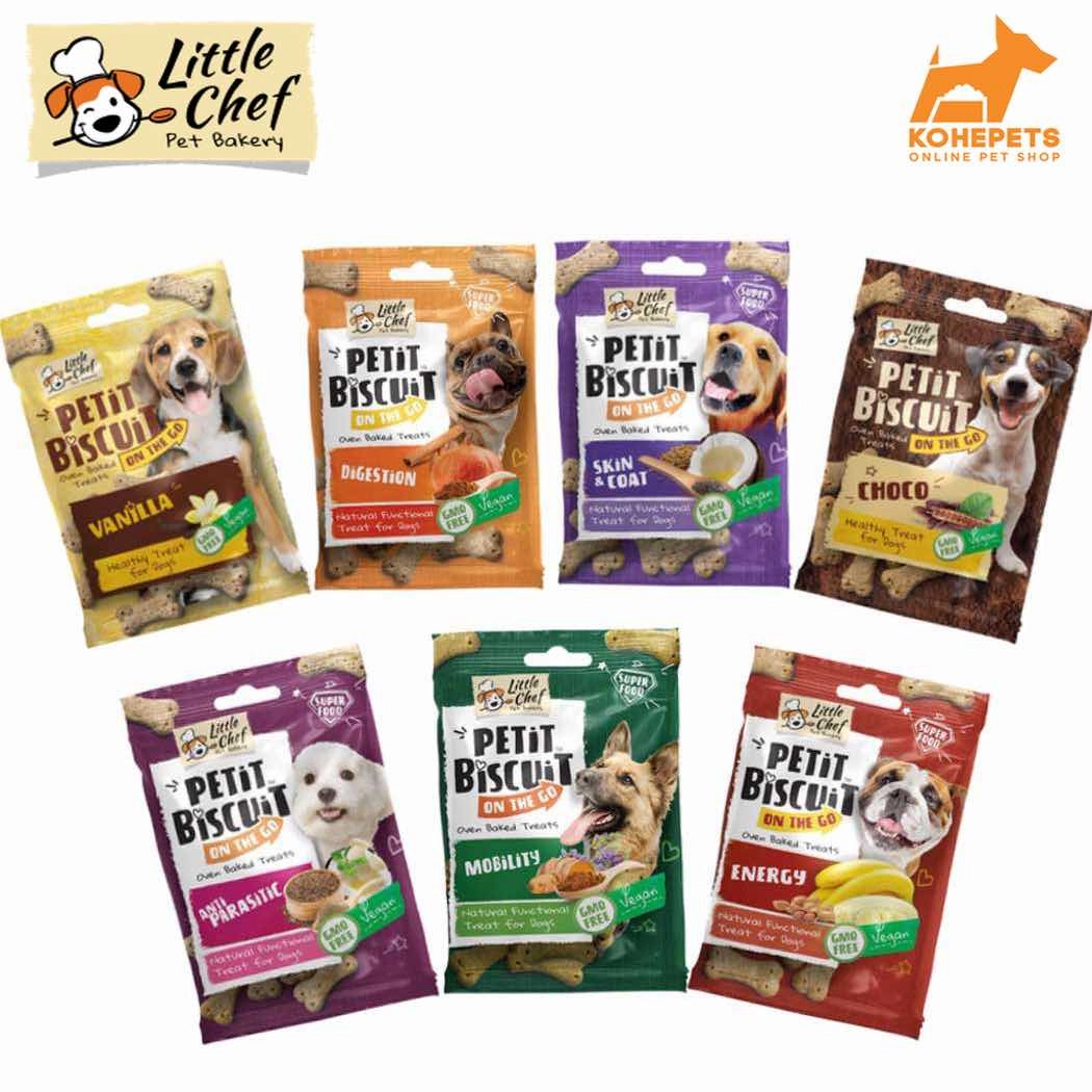 $1 OFF: Little Chef Petit Biscuit On the Go Oven Baked Dog Treats 30g
