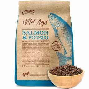 '35% OFF 3.3lb(Exp 5Nov25) FREE TREATS': Absolute Bites Wild Age Salmon & Potato Complete Dry Dog Food