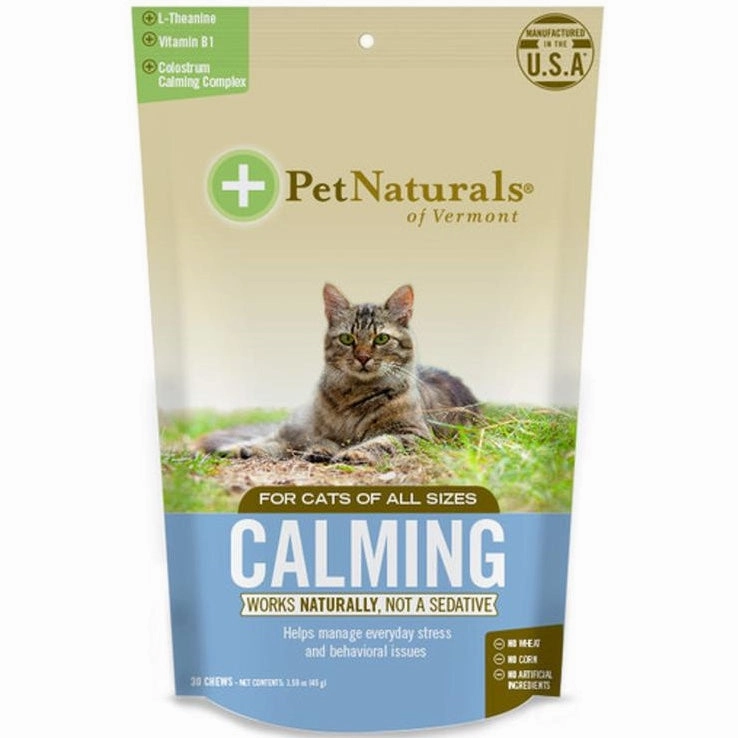 $3 OFF (Exp Sep 25): Pet Naturals of Vermont Calming For CATS 30 Chews