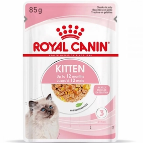 $9 OFF: Royal Canin Kitten JELLY Pouch Cat Food 85g x 12