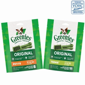 '$6 OFF (Exp Sep-Oct25)': Greenies Original Dental Dog Treats Trial Pack 3oz